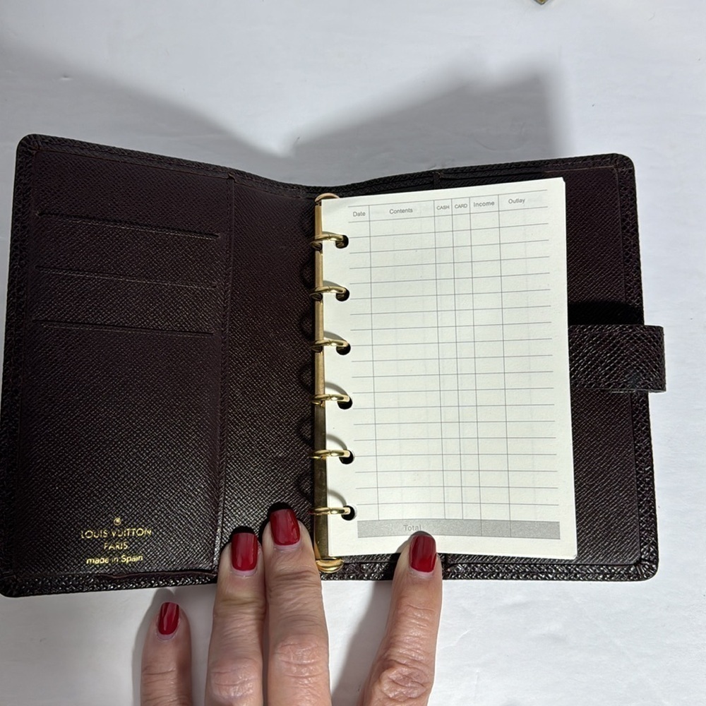 Authentic Louis Vuitton agenda in brown leather - project piece - Picture 7 of 12